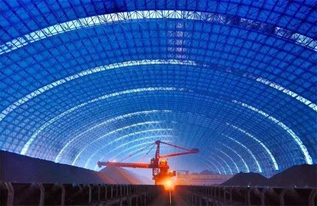 贵阳亿优钢构工程师为您解析原料场封闭技术的特点和类型